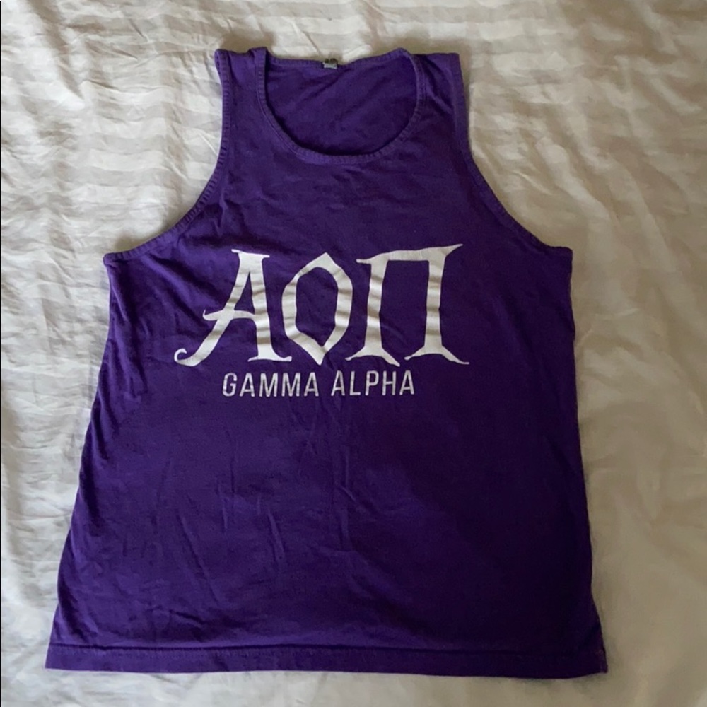 Alpha Omicron Pi Purple Top